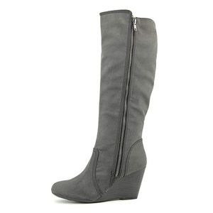 Fergalicious by Fergie grey wedge boot